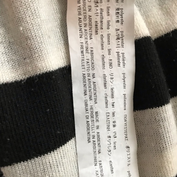 ZARA striped knit top M - Picture 4 of 4